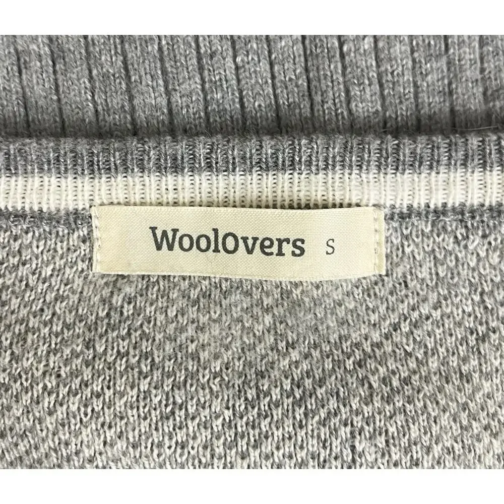 Woolovers Mono Abstract Knitwear Sweater Cotton Cashmere Minimalist Size Small - Picture 8 of 9